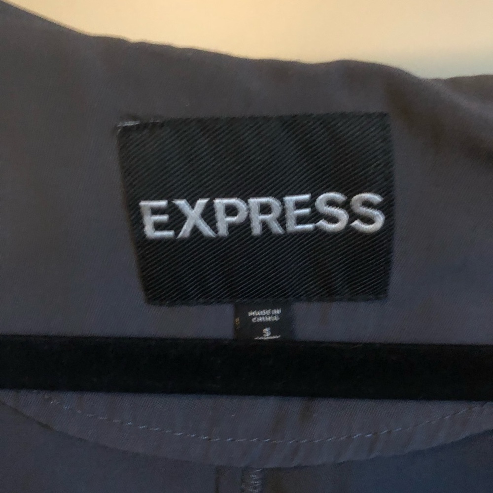 Express Trench Open Drape Jacket - image 2